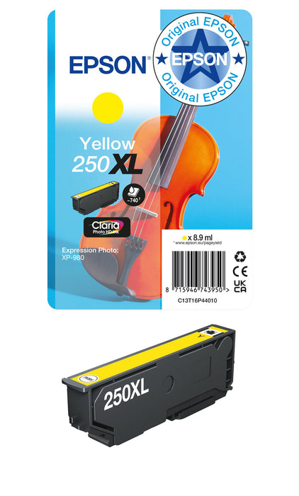 EAN 8715946743950 - Epson 250XL Violin Claria Photo HD cartucho de tinta 1 pieza(s) Original High (L) Yield imagen 2