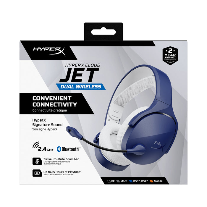 EAN 0198701343424 - HyperX Cloud Jet Wireless Light Blue Gaming Headset Inalámbrico Diadema Juego USB tipo A Bluetooth imagen 10