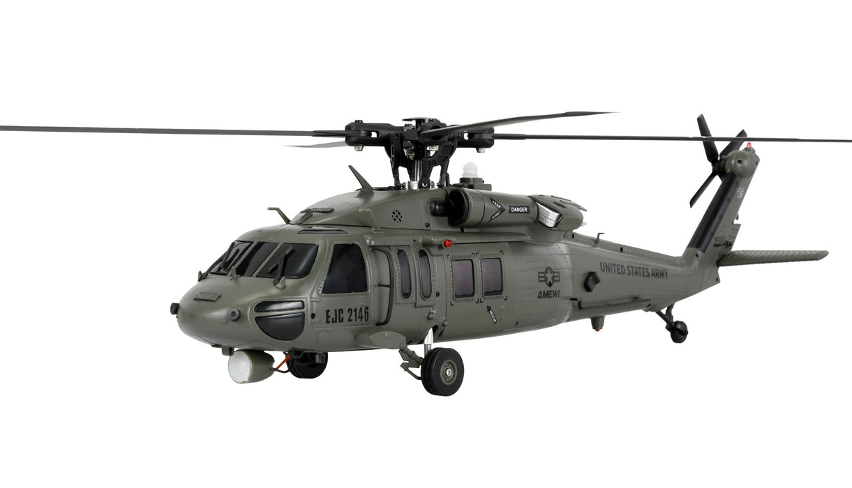 Amewi Uh60 Negro Hawk Marine Cp Helikopter 6g 3d Rtf 16+