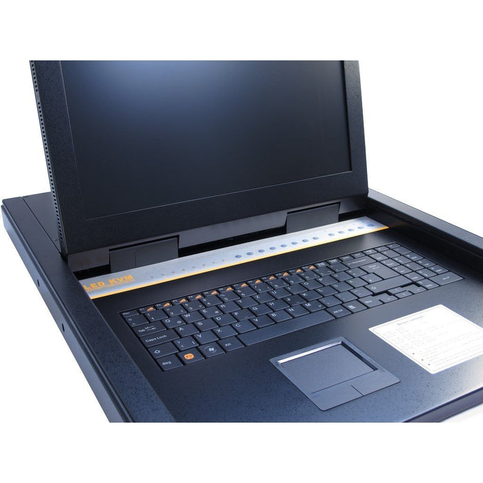 EAN 4260455641784 - Inter-Tech KVM-1708 consola de rack 43,2 cm (17") 1280 x 1024 Pixeles Acero Negro imagen 2