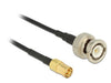 EAN 4043619124923 - DeLOCK 1m, BNC/SMB cable coaxial RG-174 Negro imagen 1