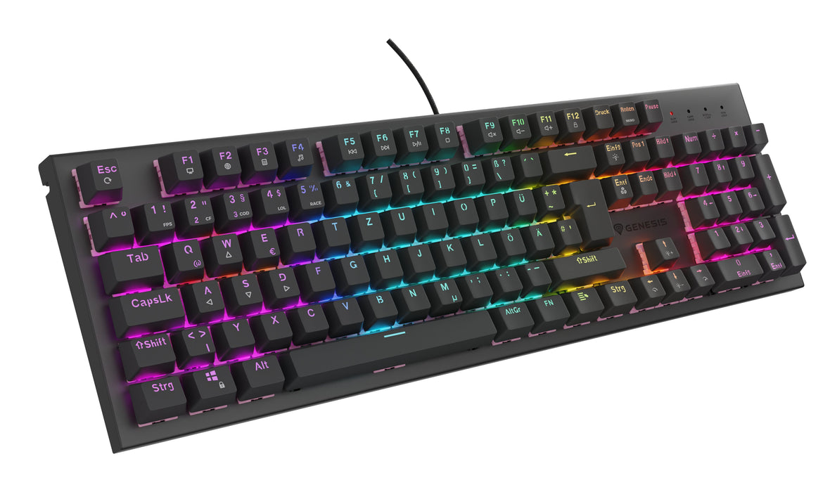 EAN 5901969444605 - GENESIS NKG-2179 teclado Juego USB QWERTZ Alemán Negro imagen 1
