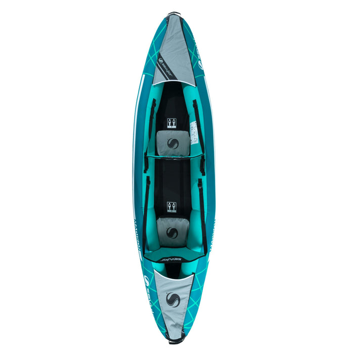 EAN 3138522089542 - Sevylor Madison 2 personas(s) Negro, Turquesa Kayak de aguas bravas imagen 3