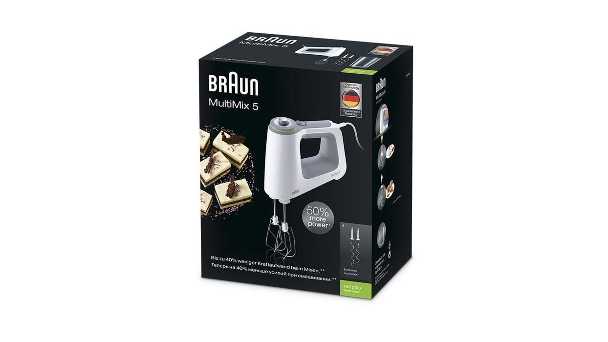 EAN 8021098773289 - Braun HM5100 Multimix 5 Batidora de mano 750 W Gris, Blanco imagen 3