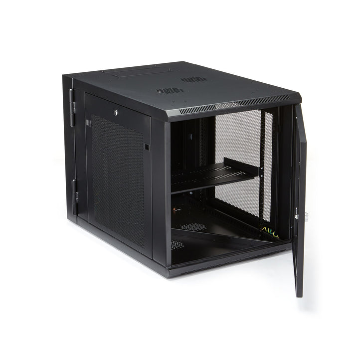 EAN 65030870436 - StarTech.com RK1232WALHM armario rack Bastidor de pared Negro imagen 4