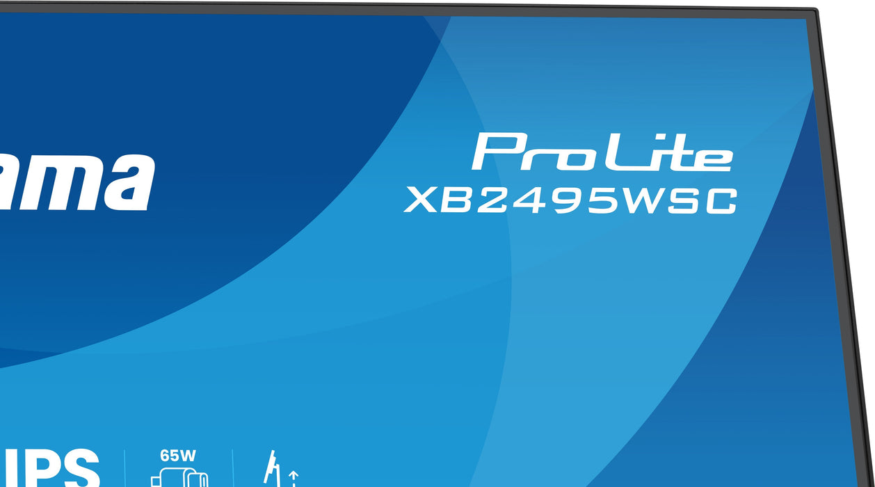 Monitor Iiyama Prolite Xb2495wsc-B1  24" Negro (Mate), Wuxga, Ips, Hdmi, Usb-C, Usb-Hub, 100hz Panel) Xb2495wsc-B1