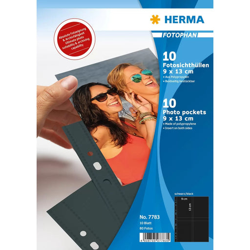 EAN 4008705077835 - HERMA 7783 protector de hojas 90 x 130 mm Polipropileno (PP) 10 pieza(s) imagen 1