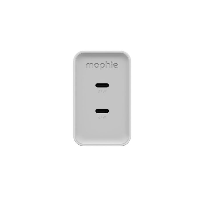 Zagg Mophie Netzteil Gan 67w 2x Usb-C 2026 Blanco