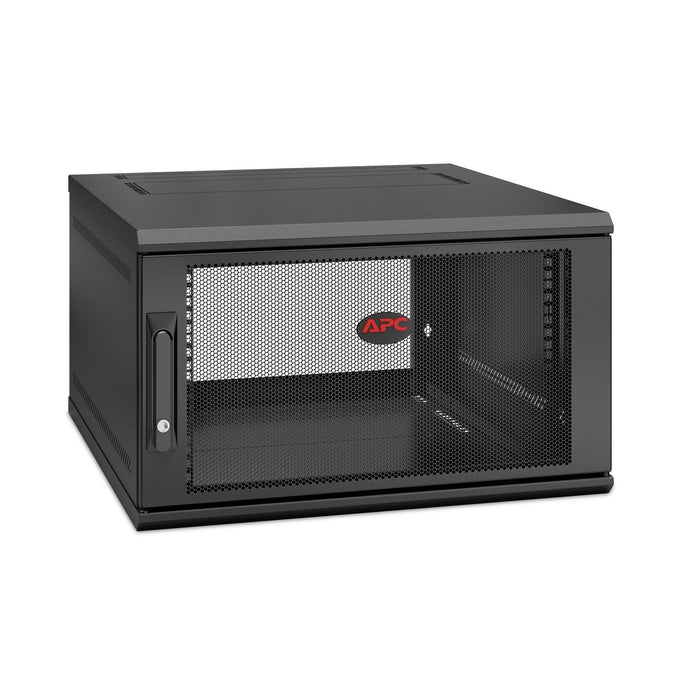 EAN 0731304402701 - APC NetShelter WX 6U Single Hinged Wall-mount Enclosure 600mm Deep Bastidor de pared Negro imagen 2