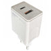 EAN 8425402168660 - Eightt EQC3 cargador de dispositivo móvil Universal Blanco Corriente alterna Carga rápida Interior imagen 1