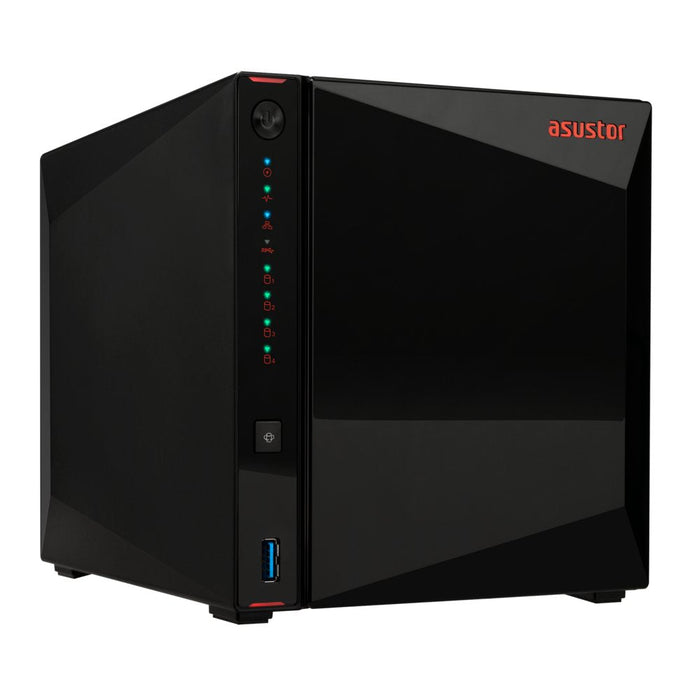 Asumor Nimhmor 4 Gen2 As5404t 4 Bay Nas, Quad-Core 2.0ghz