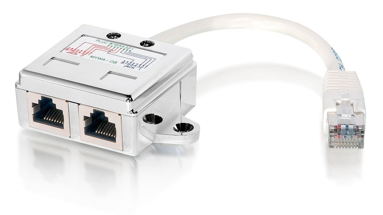 EAN 4015867523544 - Equip 127603 divisor de red Metálico, Blanco imagen 1