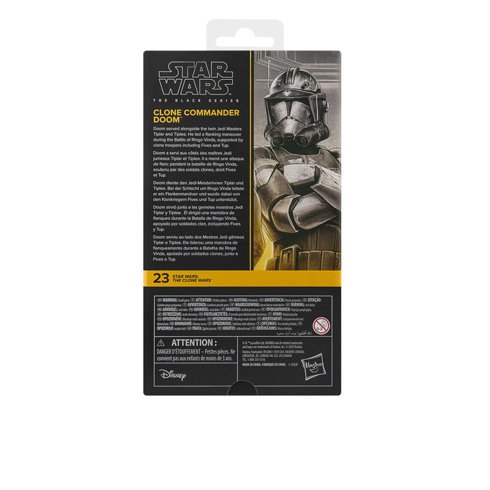 Figura Hasbro Star Wars Day The Black Series May The 4th Be With You Clone Commander Doom