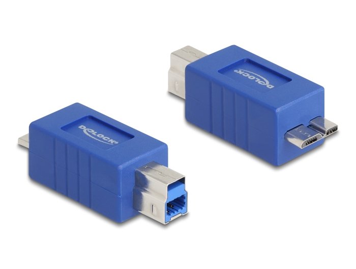 Delock Usb 5 Gbps Adapter Usb Typ-B Stecker Zu Usb Micro-B Stecker (Gekreuzt)