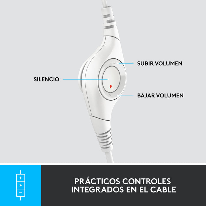 EAN 5099206107304 - Logitech 981-001286 auricular y casco Auriculares Alámbrico Diadema Oficina/Centro de llamadas USB tipo A imagen 8