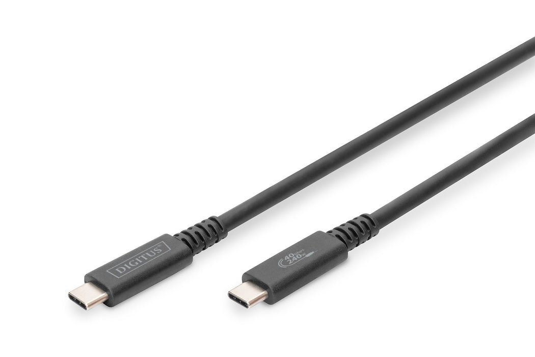 EAN 4016032481089 - Digitus AK-300343-008-S cable USB USB4 Gen 2x2 1 m USB C Negro imagen 1