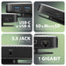 EAN 8595247908438 - Axagon HMC-UFO USB-C Hub M.2 SATA/NVMe 1 Gbit/s Ethernet 384 kHz Audio Alámbrico USB 3.2 Gen 2 (3.1 Gen 2 imagen 5