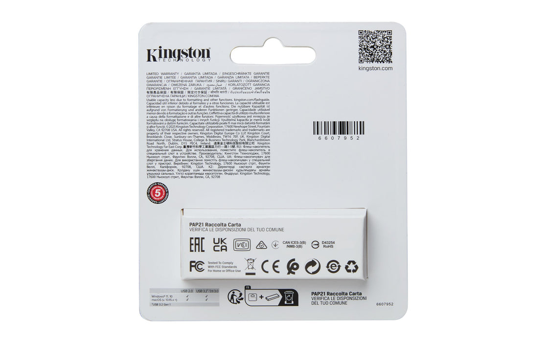EAN 0740617348736 - Kingston Technology DataTraveler Exodia S unidad flash USB USB tipo A 3.2 Gen 1 (3.1 Gen 1) Negro, Naranj imagen 4