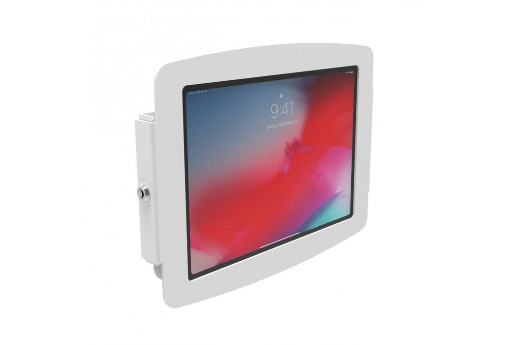 Compulocks Ipad 10.2" Space Enclosure Wall Mount Carcasa Para Pc Tablet Bloqueable Aluminio De Alta Calidad Blanco Tamaño De Pantalla: 10.2" Interfaz De Montaje: 100 X 100 Mm Se Puede Instalar En La Pared Para Apple 10.2-Inch Ipad (7ª Ge