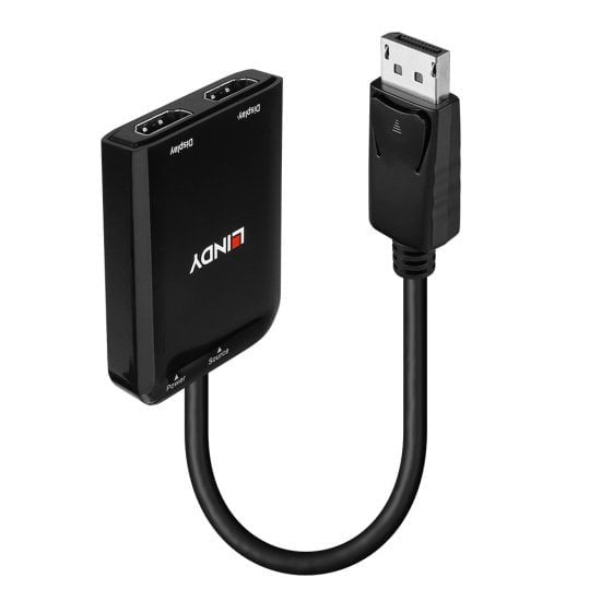 EAN 4002888384339 - Lindy 38433 adaptador de cable de vídeo DisplayPort 2 x HDMI imagen 1