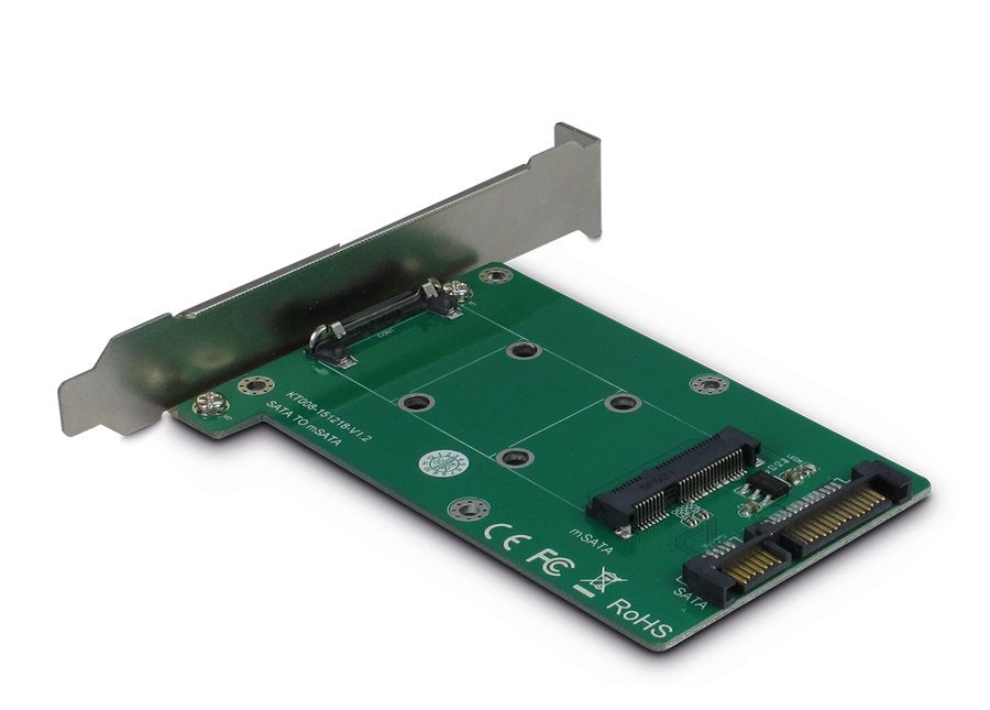 Inter-Tech Trägerkarte Kt008a Pci Sata -> Msata Retail