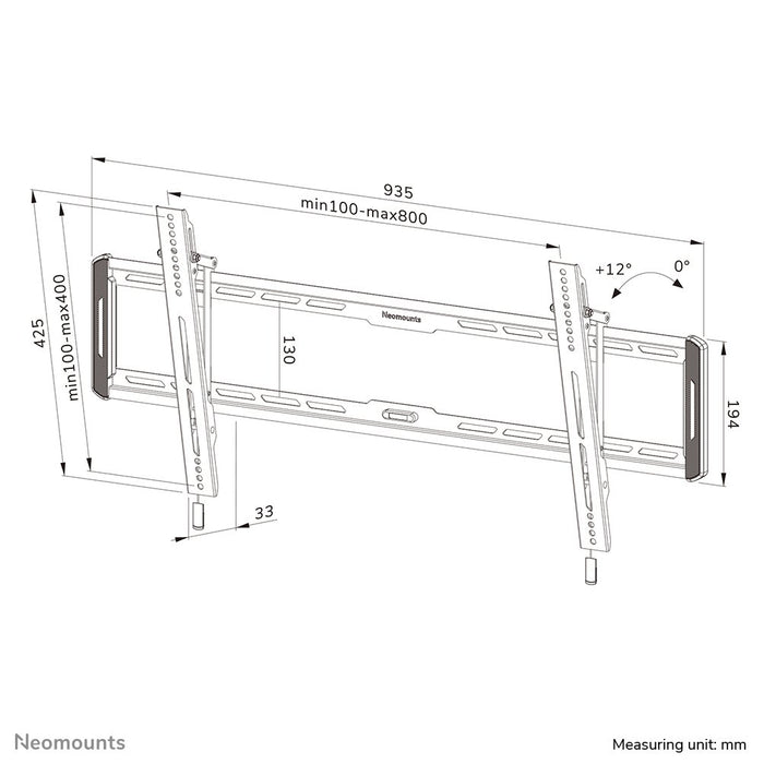 EAN 8717371448752 - Neomounts WL35-550BL18 soporte para TV 2,18 m (86") Negro imagen 20