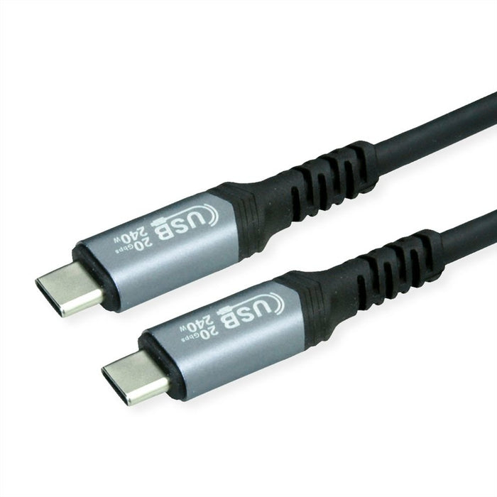 EAN 7630049627253 - VALUE 11.99.9087 cable USB USB4 Gen 2x2 2 m USB C Negro imagen 1