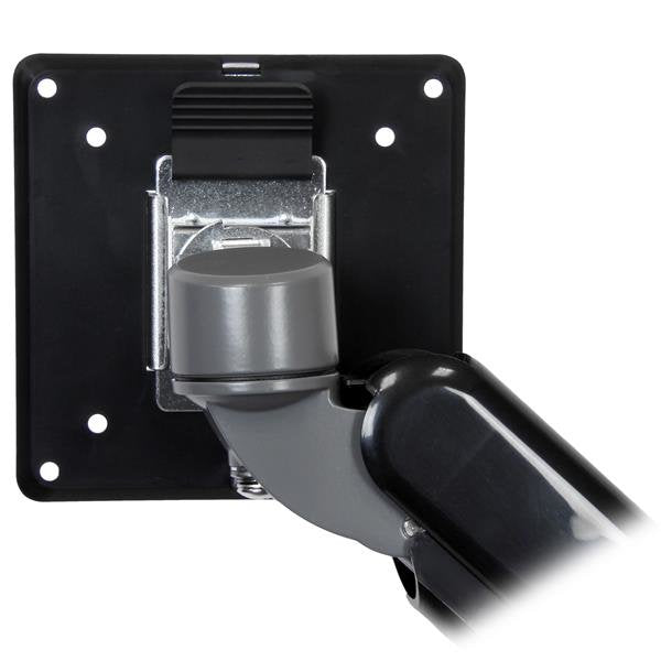 Startech.Com Brazo Soporte Articulado Delgado Con Gestión De Cableado Para Monitor Montaje En Escritorio U Ojal De Perforación Kit De Montaje Brazo Ajustable Para Pantalla Lcd Plástico Acero Negro Tamaño De Pantalla: 12"-34" Montable En E