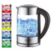 EAN 5902934831116 - Adler AD 1247 NEW tetera eléctrica 1,7 L 2200 W Avellana, Acero inoxidable, Transparente imagen 5
