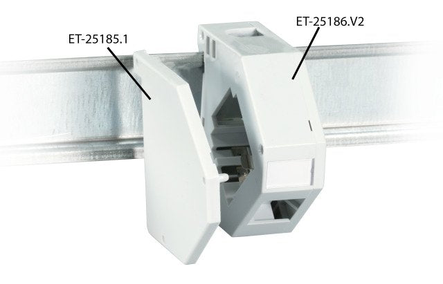 Keymone, Modulträger, Din Rail, Para 1xtp-Modul, Hutschienenadaptador,