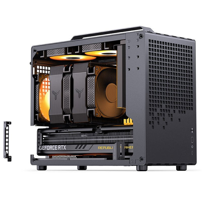 Jonsplus Z20 Micro-Atx Carcasa, Con Tragegriff - Negro