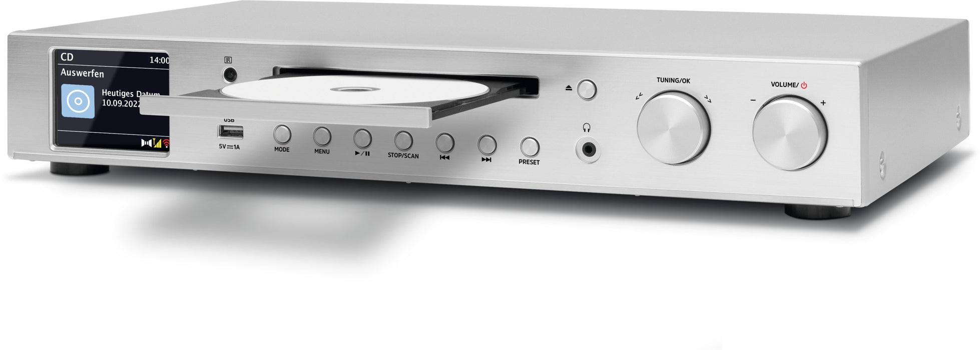 EAN 4019588139893 - TechniSat DigitRadio 143 CD (V3) Internet Analógico y digital Plata imagen 4