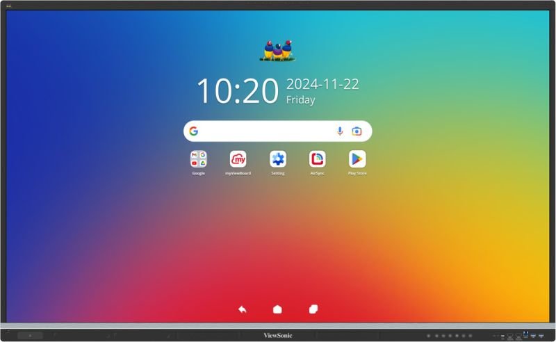 163,8cm 64,5" (3840x2160) Viewsonic Ifp6551-3c 16:9 4k Tft Lcd 6,5ms Hdmi Displayport Usb-C Usb Lan Vesa Speaker Touch