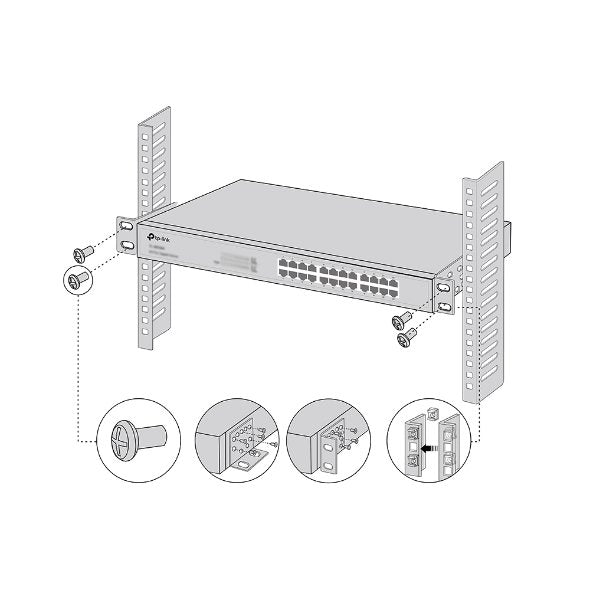 Tp-Link Rackmount Kit-19 Accesorio De Bastidor Kit De Montaje
