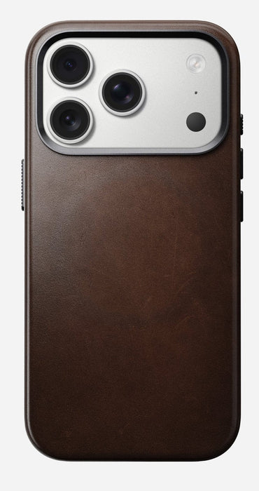 Nomad Traditional Leather Case Funda Para Iphone 17 Pro 16 Cm (6.3") Marrón
