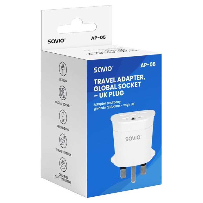 Savio Ap-05 Adaptador E Inversor De Corriente Interior 2500 W Blanco