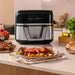 EAN 8435771907081 - Cecotec Cecofry Dual 9000 Sencillo 9 L Independiente 2850 W Freidora de aire caliente Negro, Acero inoxid imagen 6
