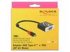 EAN 4043619629947 - DeLOCK 62994 adaptador de cable de vídeo 0,2 m USB Tipo C VGA (D-Sub) Negro imagen 2