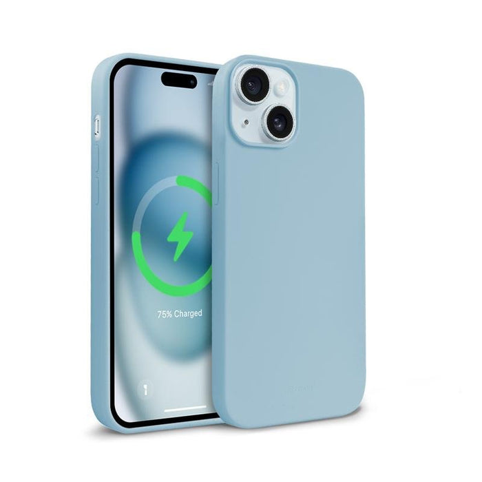 Case Iphone 15           Magsafe Blue