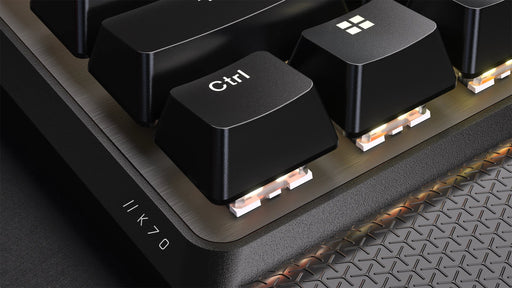 EAN 0840006678885 - Corsair K70 CORE TKL teclado Juego USB + RF Wireless + Bluetooth QWERTZ Alemán Negro imagen 2