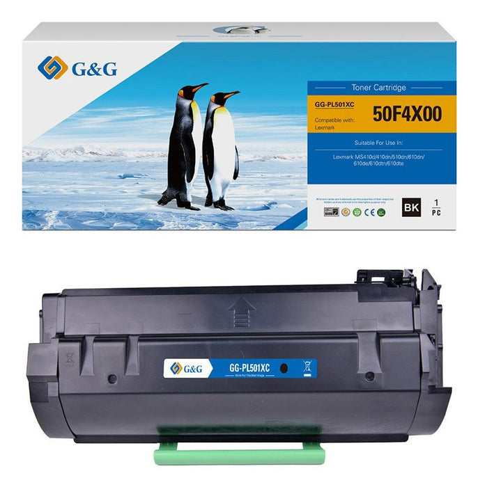 G&G Xl-Toner Compatible Con Lexmark 502x 50f2x00
