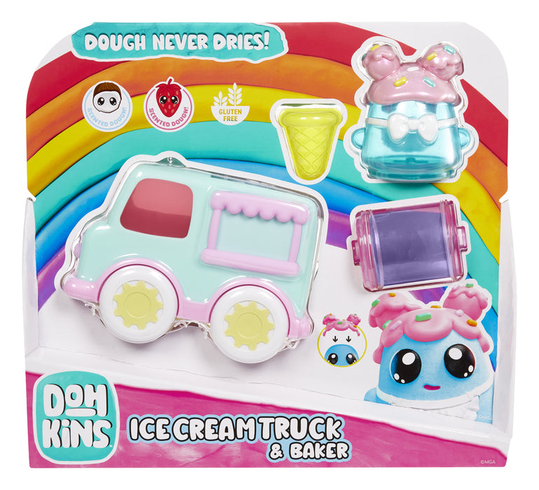 EAN 35051123071 - MGA Entertainment DohKins Ice Cream Truck & Baker Set de utensilios para jugar con plastilina 192 g Multico imagen 5