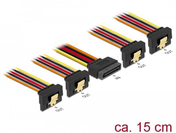 EAN 4043619601660 - DeLOCK 60166 cable de alimentación interna 0,15 m imagen 2