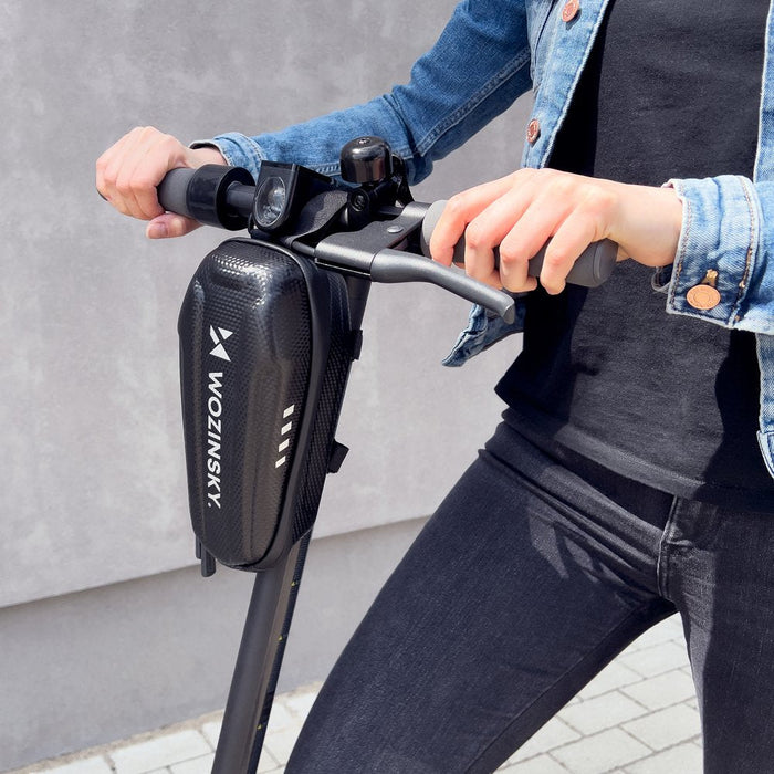 Wozinsky Waterproof Electric Scooter Handlebar Bag 2l Black