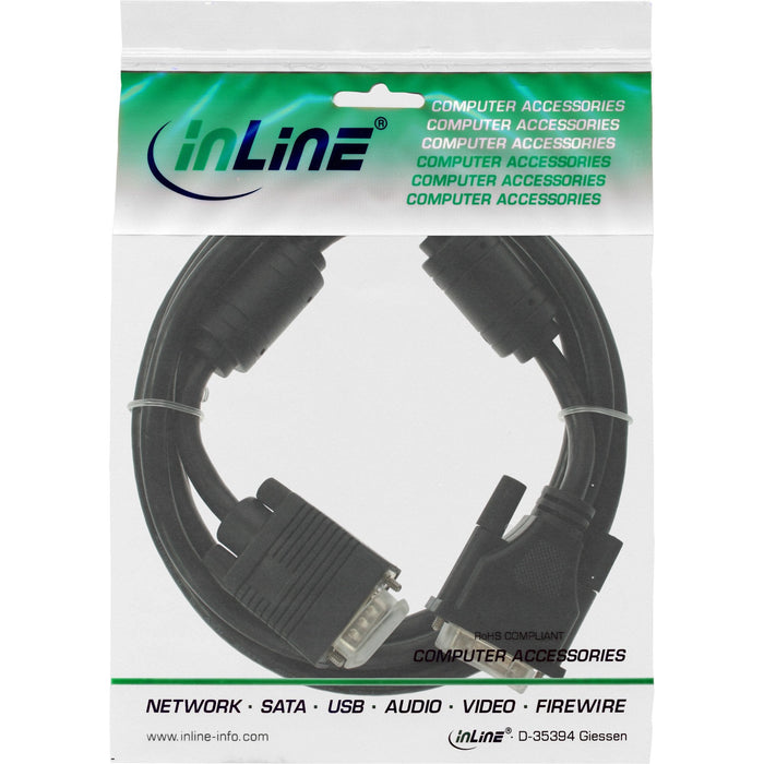 Cable Inline Dvi-A 12+5 Macho A 15pin Hd Macho Vga 3m
