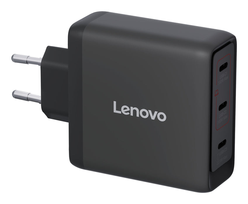 Lenovo 100w Gan 3 Ports Usb-C Triple Ac Adapter