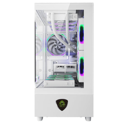 EAN 8435099533580 - KeepOut XC-301W GLASS carcasa de ordenador Blanco imagen 2