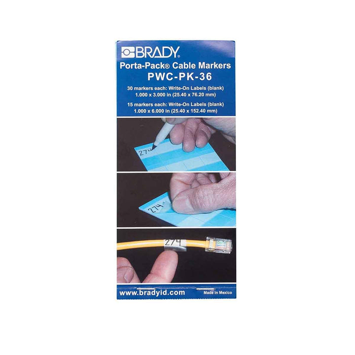 Porta-Pack Wire Marker Books  - Write-On Self-Laminating