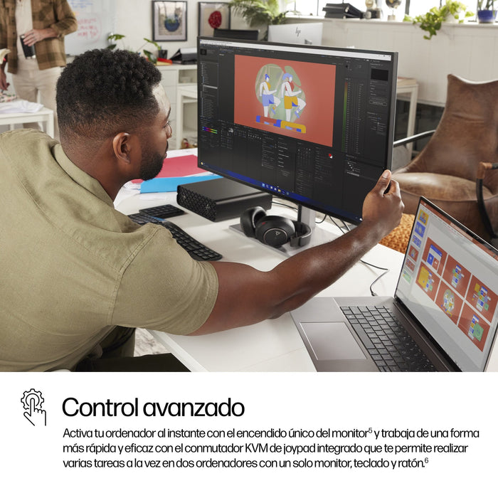 EAN 5715063476543 - HP Series 7 Pro شاشة 4K Thunderbolt 4 مقاس 31.5 بوصة - 732pk pantalla para PC 80 cm (31.5") 3840 x 2160 P imagen 8