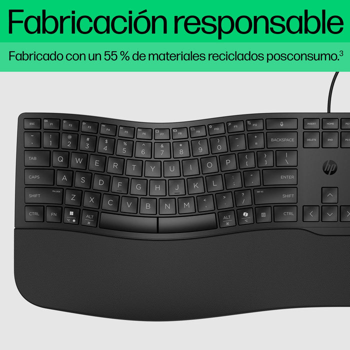 EAN 197498232584 - HP 480 Comfort Wired Keyboard teclado Hogar USB Negro imagen 7
